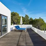 Villa Larosa With Seaview In Es Cubells Ibiza