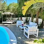 Stylish Ibiza Villa Near Beaches Private Pool & Lush Garden